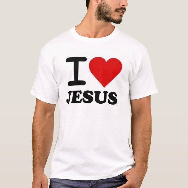 I Love Jesus T-Shirt (Front)