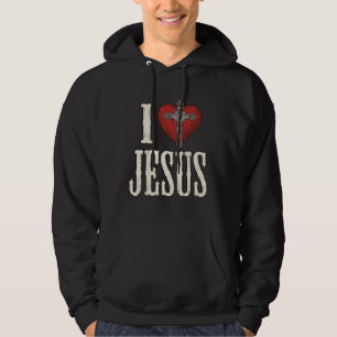 I Love Jesus Vintage Engraving Faith Shirt Design_