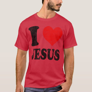 I Love Jesus Vintage family T-Shirt