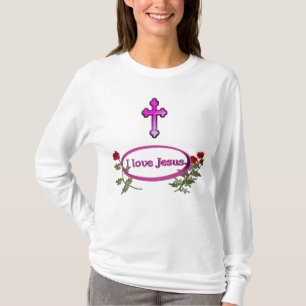 I love Jesus womans clothing T-Shirt