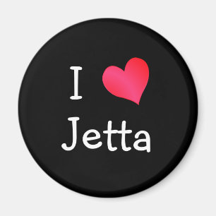I Love Jetta Magnet