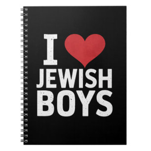 I Love Jewish Boys I Heart Jewish Boys Hanukkah Notebook
