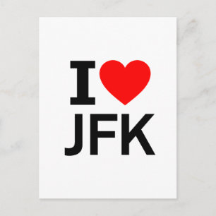 I love JFK Postcard