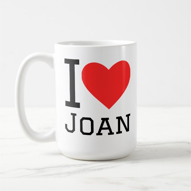 I love Joan  Coffee Mug (Left)