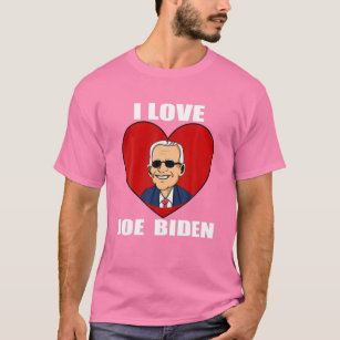 I Love Joe Biden Heart – Pro President Joe Biden T-Shirt