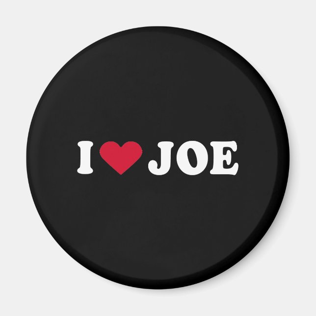 I LOVE JOE MAGNET (Front)