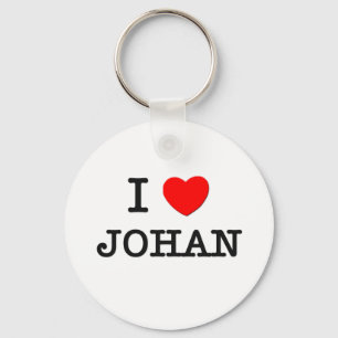 I Love Johan Key Ring