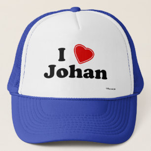 I Love Johan Trucker Hat