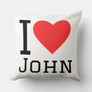 I love john cushion