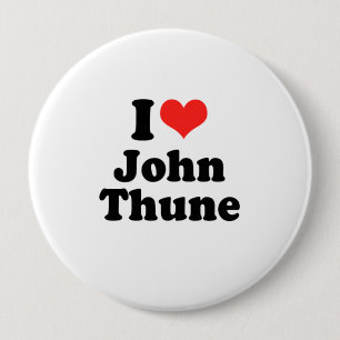 I Love John Thune 10 Cm Round Badge