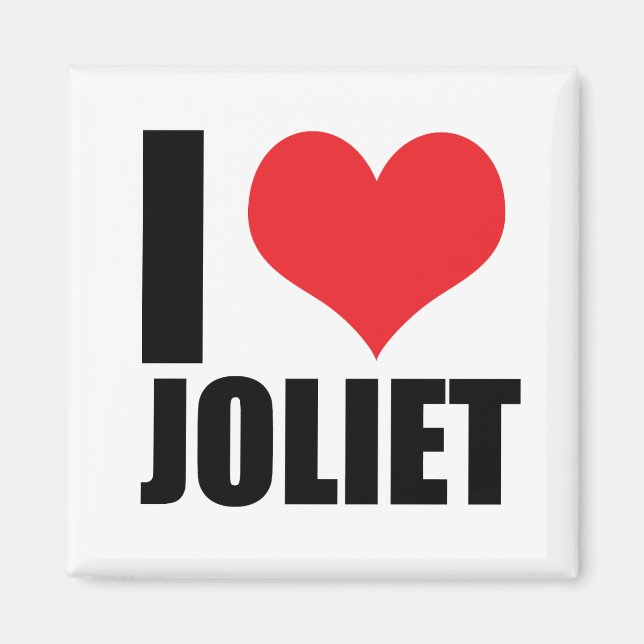 I love Joliet Magnet (Front)