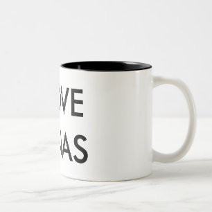 i LOVE JONAS Two-Tone Coffee Mug