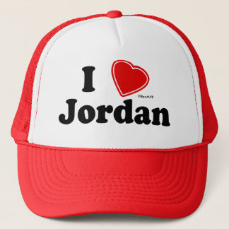 I Love Jordan Trucker Hat