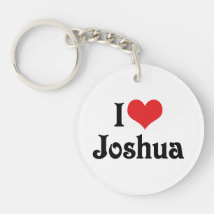 I Love Joshua Key Ring