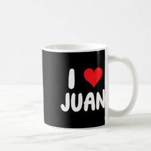 I Love Juan - Heart - Name Coffee Mug