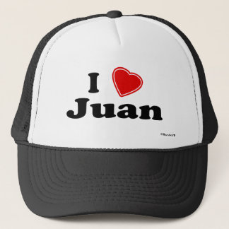 I Love Juan Trucker Hat
