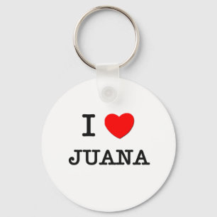 I Love Juana Key Ring