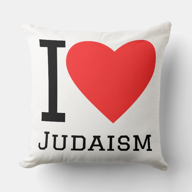 I love Judaism  Cushion (Front)