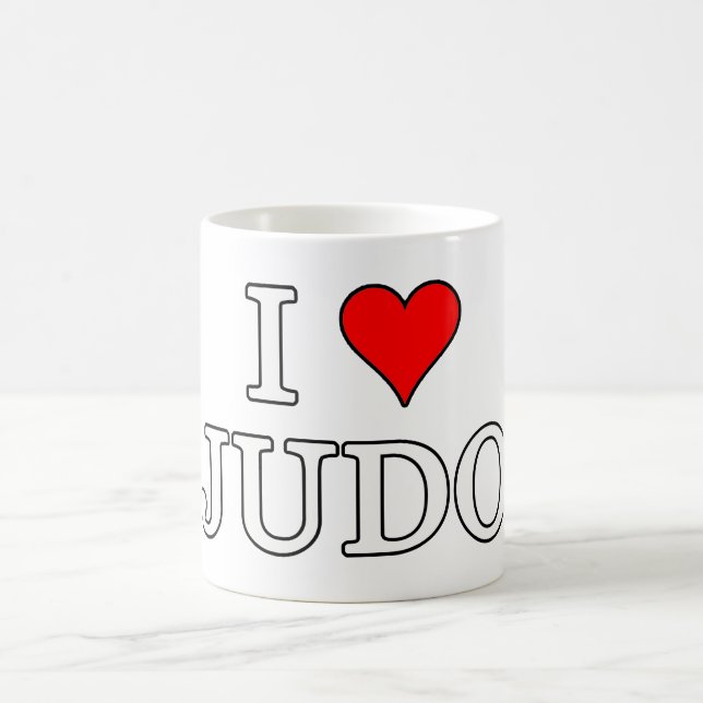 I Love Judo Coffee Mug (Center)