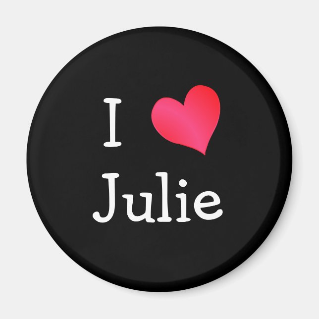 I Love Julie Magnet (Front)