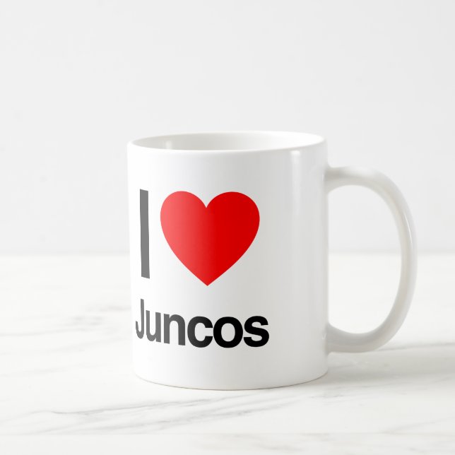 i love juncos coffee mug (Right)