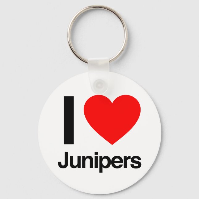 i love junipers key ring (Front)