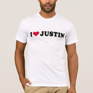 I LOVE JUSTIN T-Shirt