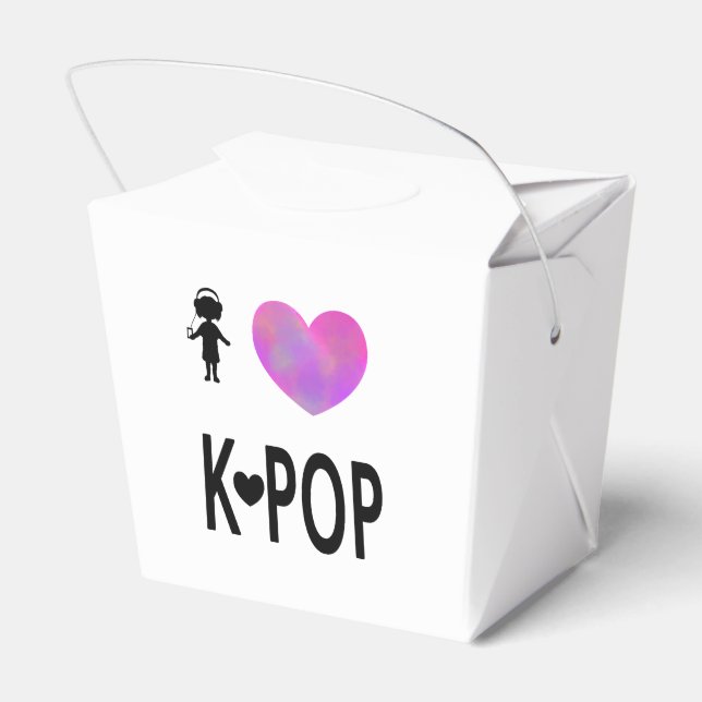 I love K-pop Favour Box (Back Side)