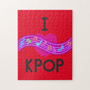 I love K pop Jigsaw Puzzle