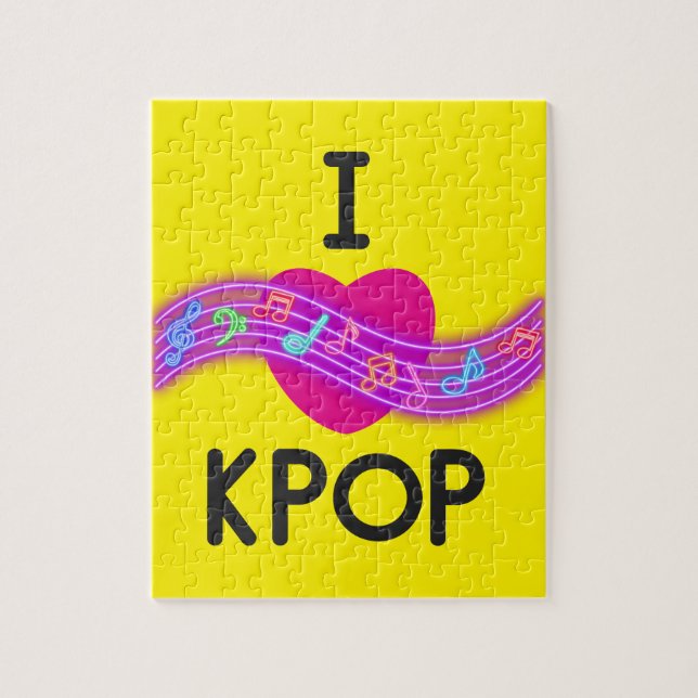 I love K pop Jigsaw Puzzle (Vertical)