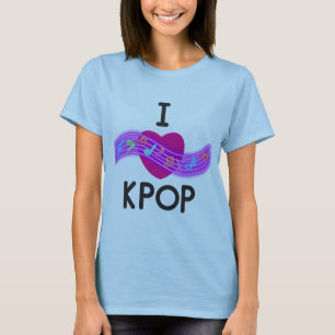 I Love K-pop  T-Shirt