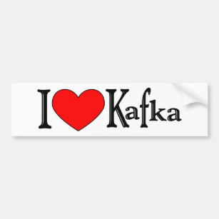 I Love Kafka Bumper Sticker