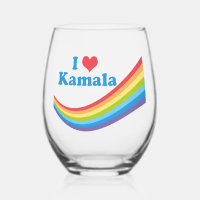 I Love Kamala Cute Election Rainbow