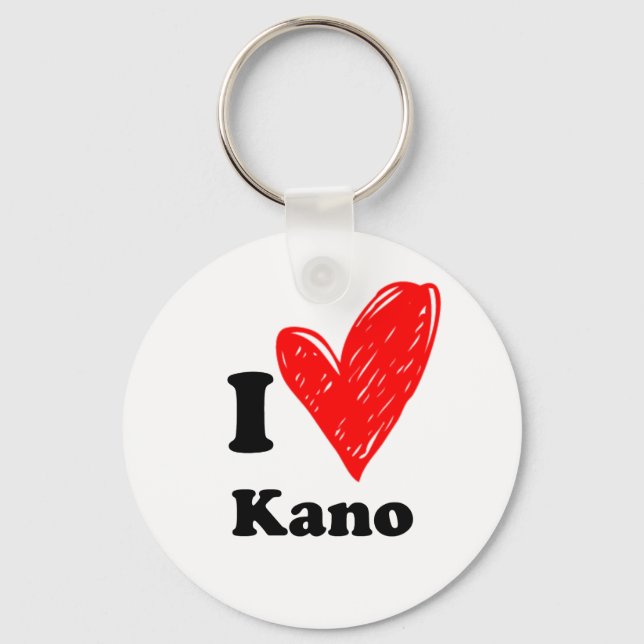 I love Kano Key Ring (Front)