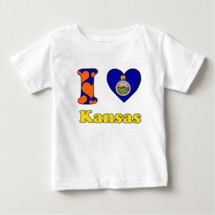 I love Kansas Baby T-Shirt