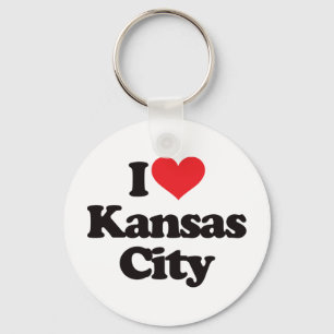 I Love Kansas City Key Ring