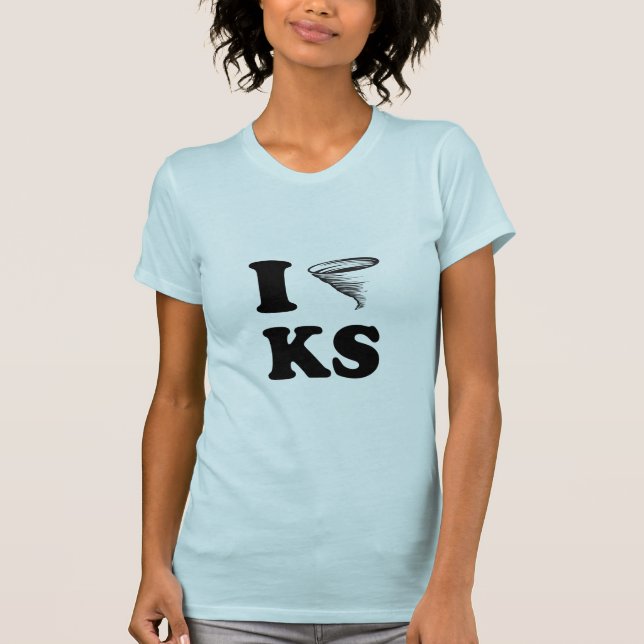 I Love Kansas T-shirt (Front)