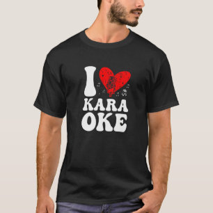 I Love Karaoke Singer Voice Coach Singing Premium T-Shirt
