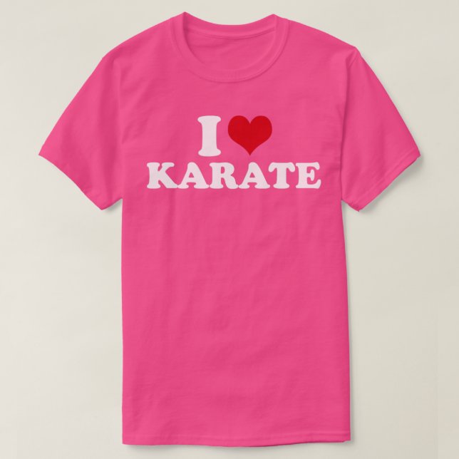 I Love Karate1 T-Shirt (Design Front)