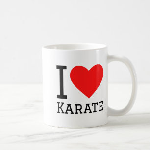 I Love Karate T Shirt  Coffee Mug