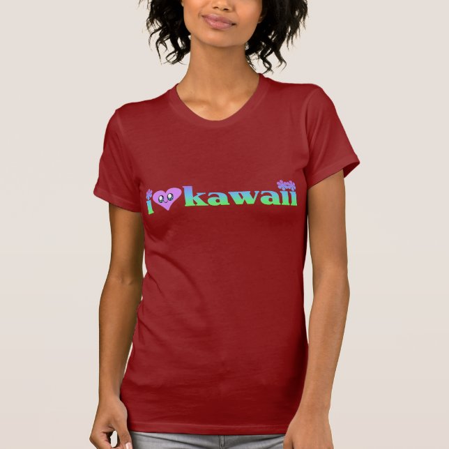 I Love Kawaii T-Shirt (Front)