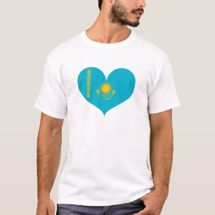 I Love Kazakhstan Flag T-Shirt