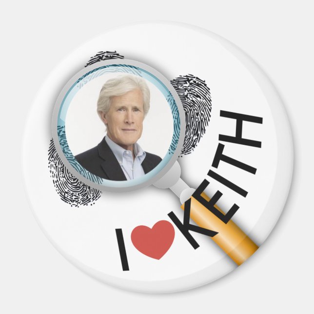 I Love Keith True Crime Magnet (Front)
