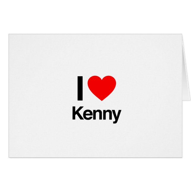 i love kenny (Front Horizontal)