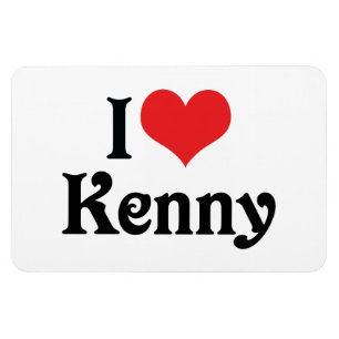 I Love Kenny Magnet