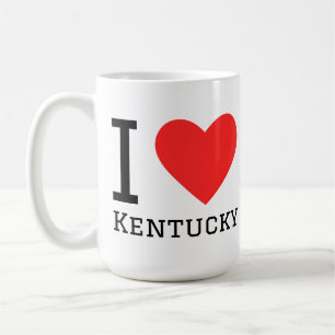 I love kentucky coffee mug