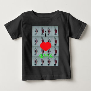 I Love Kenya Baby T-Shirt