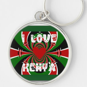I Love Kenya Hakuna Matata Gifts Key Ring