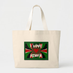 I Love Kenya Hakuna Matata Gifts Large Tote Bag