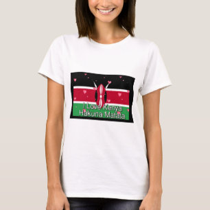 I Love ! Kenya Hakuna Matata T-Shirt